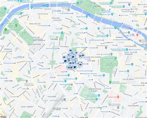 rue de sevres paris map